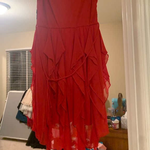 Red Girls Formal Dress - Picture 5 of 6